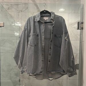 By Together oversized jean shacket